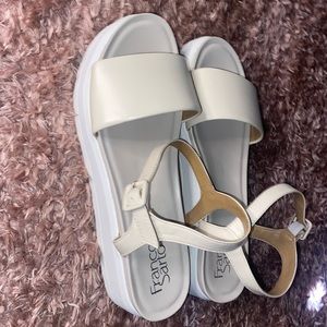 Platform sandal -Never worn